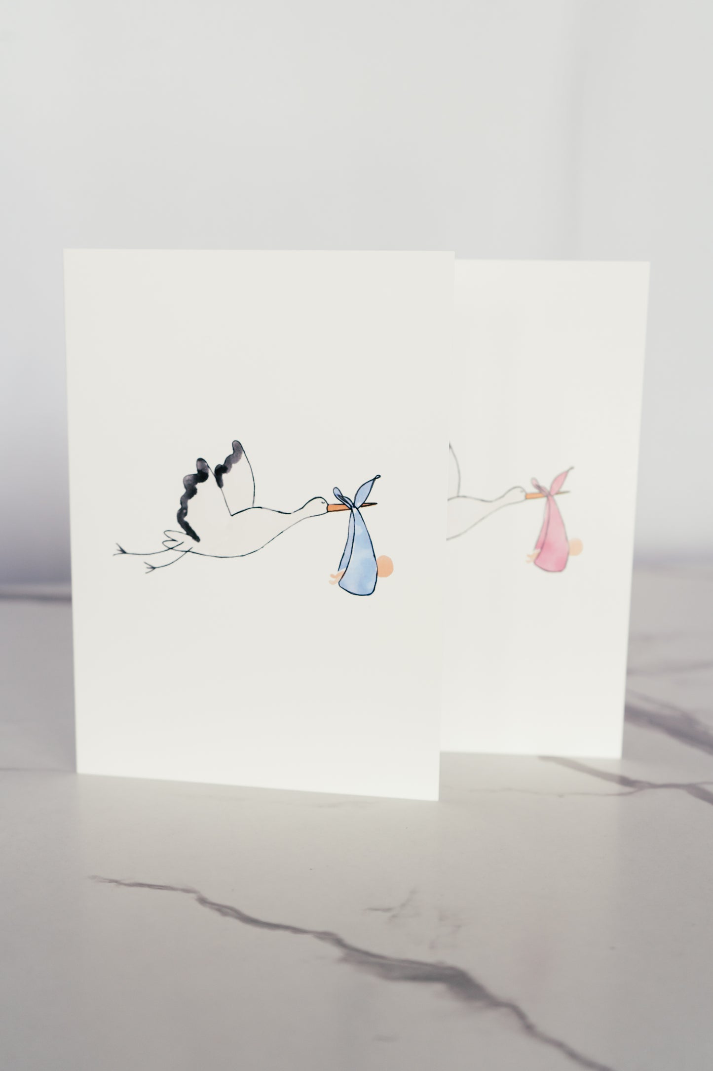 Storks Baby Card