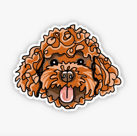 Goldendoodle Dog Sticker