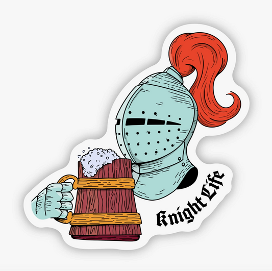 Knight Life Knight & Shinning Armour Sticker